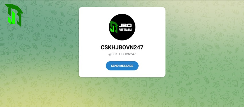 Các bước liên hệ Jbo qua Telegram